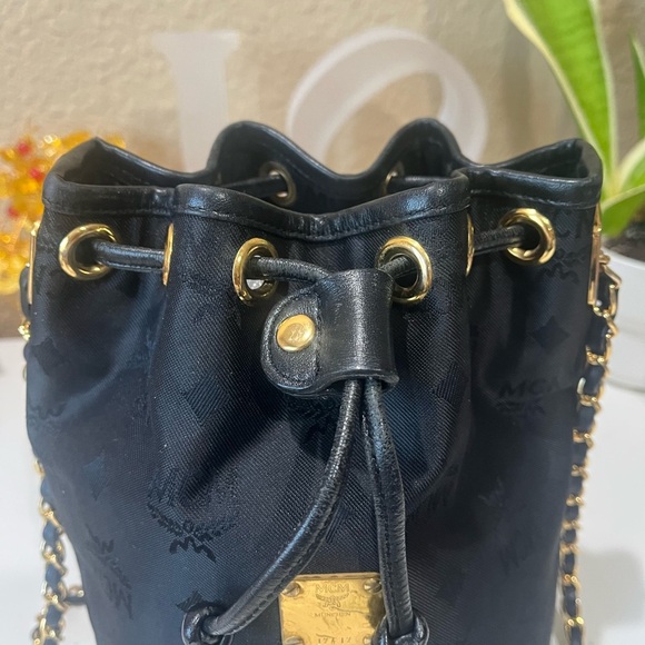 MCM SMALL VINTAGE DRAWSTRING BAG - Picture 4 of 12